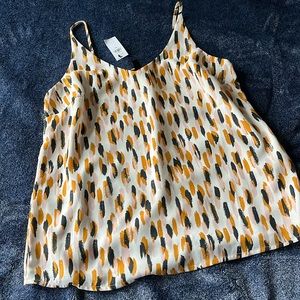 Multi colored tank top blouse